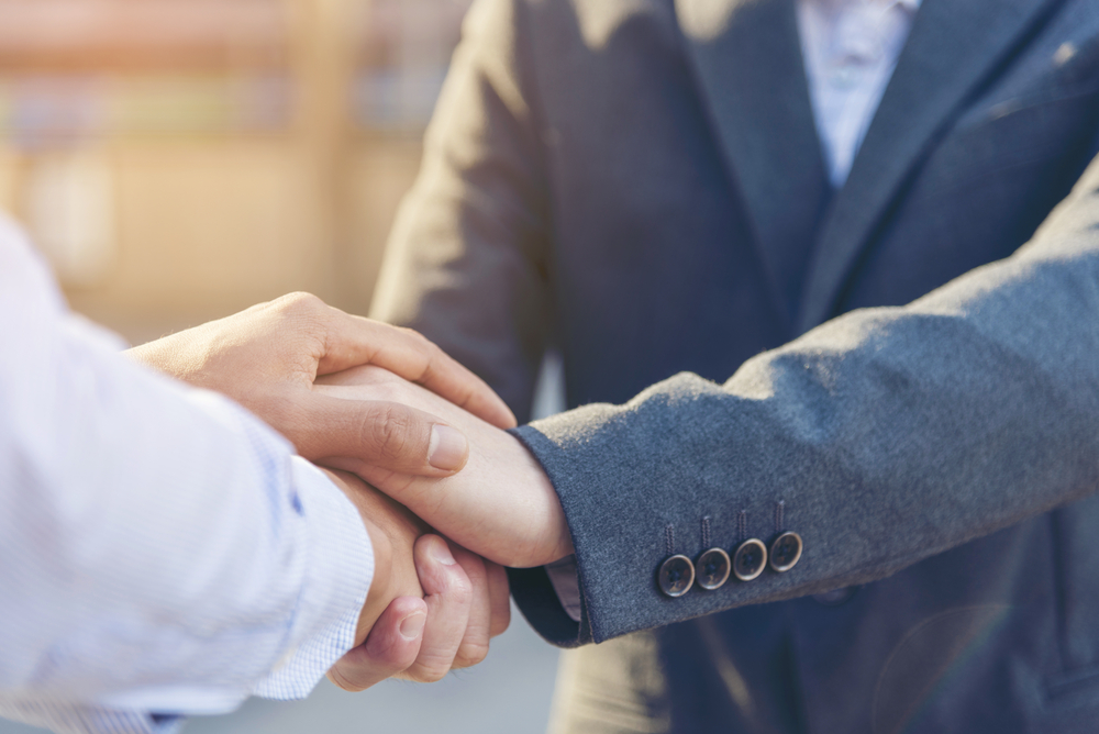 lawyers shaking hands